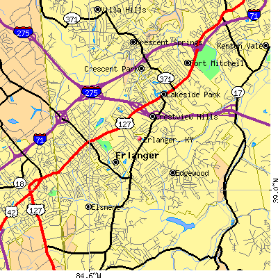 Erlanger map