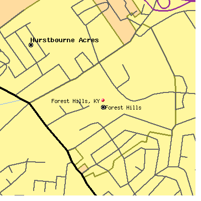 Forest Hills map