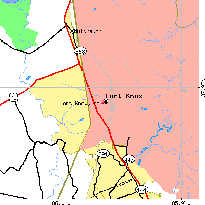 Fort Knox map