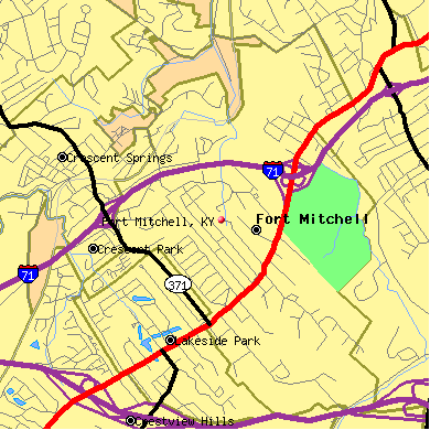 Fort Mitchell map