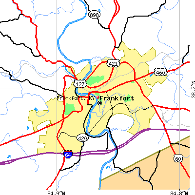 Frankfort map