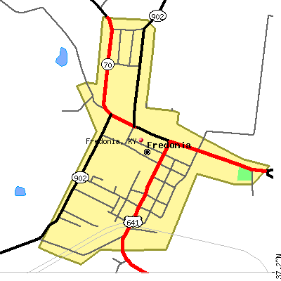 Fredonia map