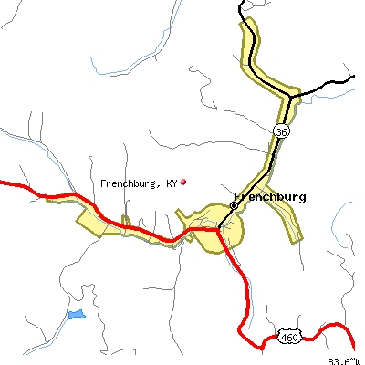 Frenchburg map