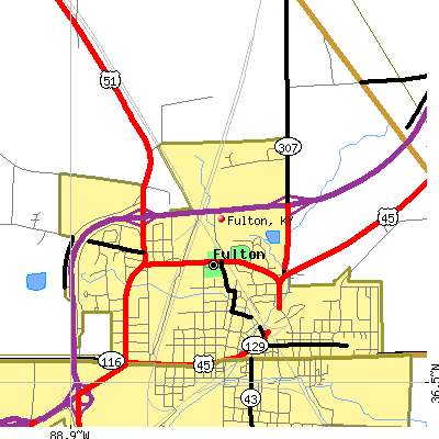 Fulton map