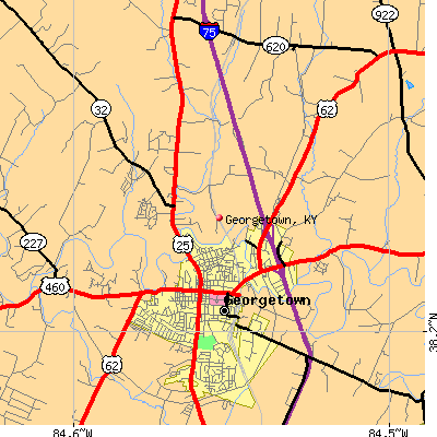 Georgetown map