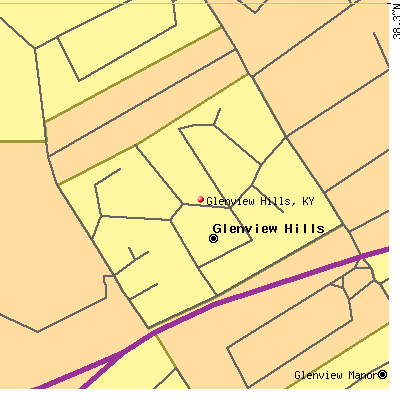 Glenview Hills map