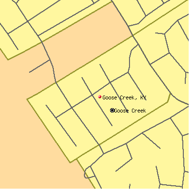 Goose Creek map