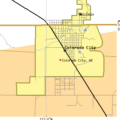 Colorado City map