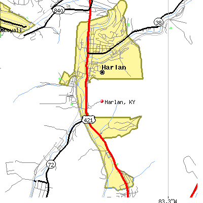 Harlan map