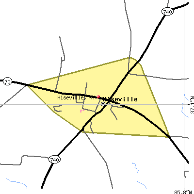 Hiseville map