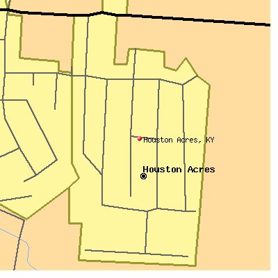 Houston Acres map