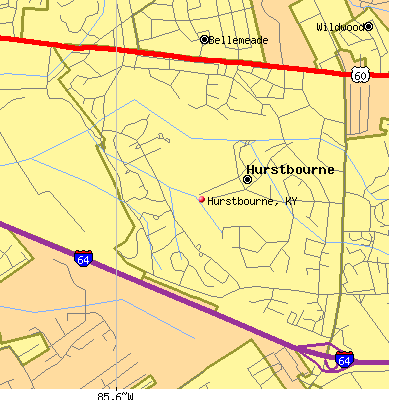 Hurstbourne map