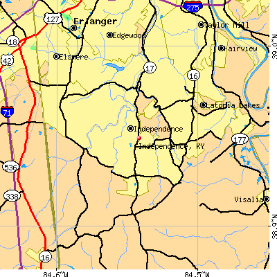 Independence map