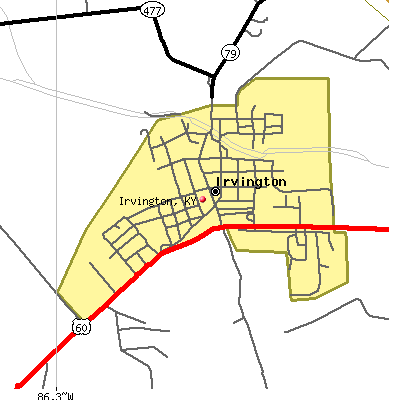 Irvington map