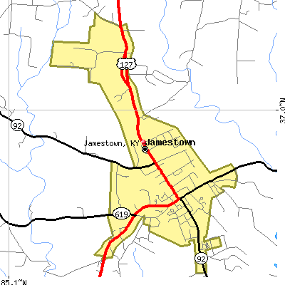 Jamestown map