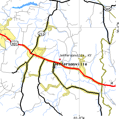 Jeffersonville map