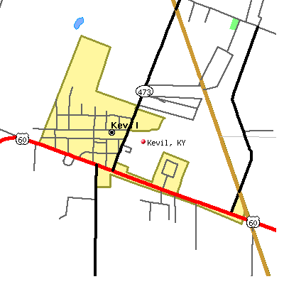 Kevil map