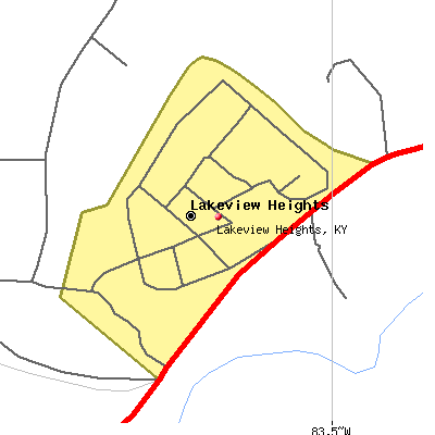 Lakeview Heights map