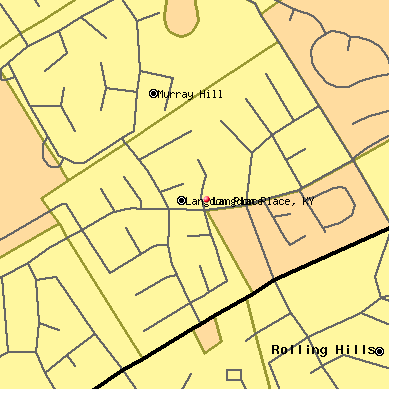 Langdon Place map