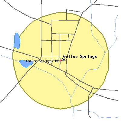 Coffee Springs map