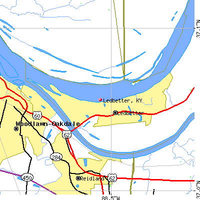 Ledbetter map