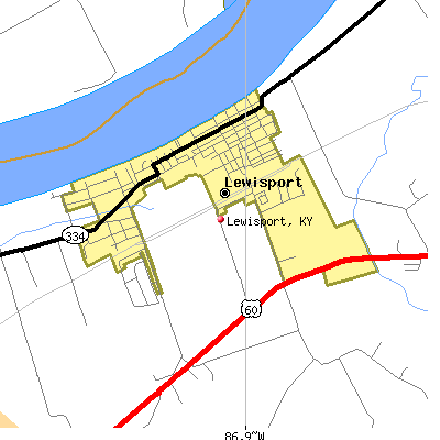 Lewisport map