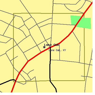 Lone Oak map