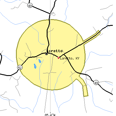 Loretto map