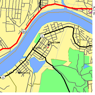 Ludlow map