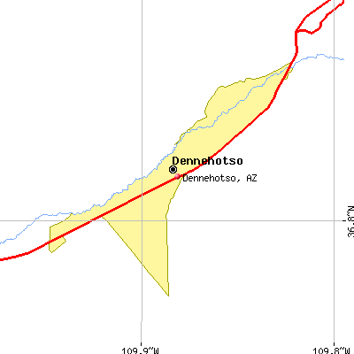 Dennehotso map