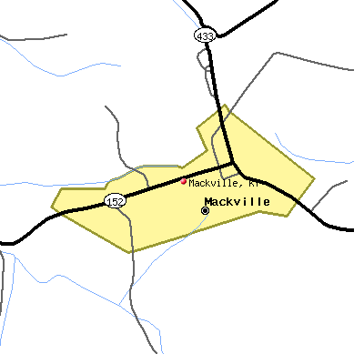 Mackville map