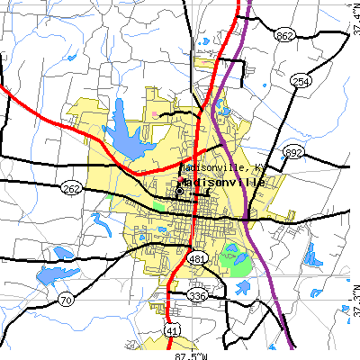 Madisonville map