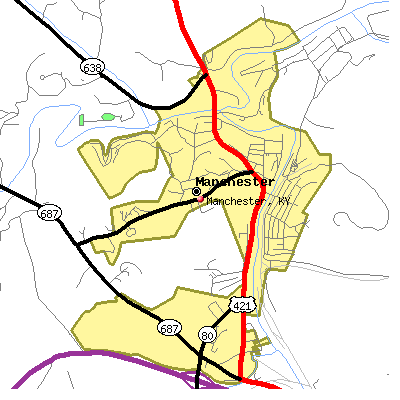 Manchester map