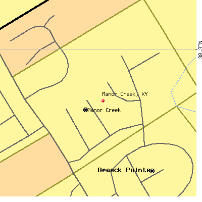 Manor Creek map