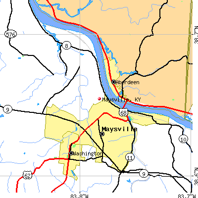 Maysville map