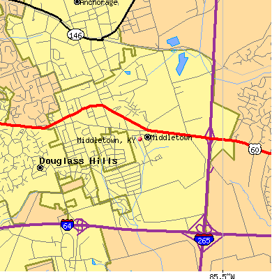 Middletown map