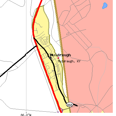 Muldraugh map