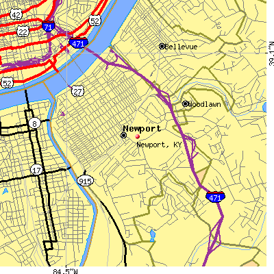 Newport map