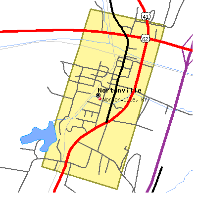 Nortonville map