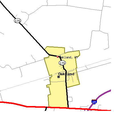 Oakland map