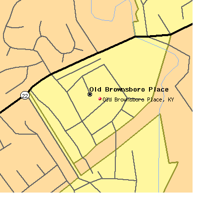 Old Brownsboro Place map