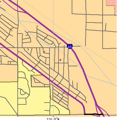 Drexel-Alvernon map