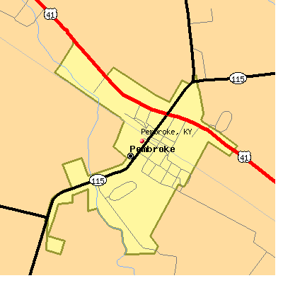 Pembroke map