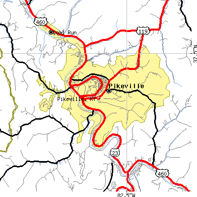 Pikeville map