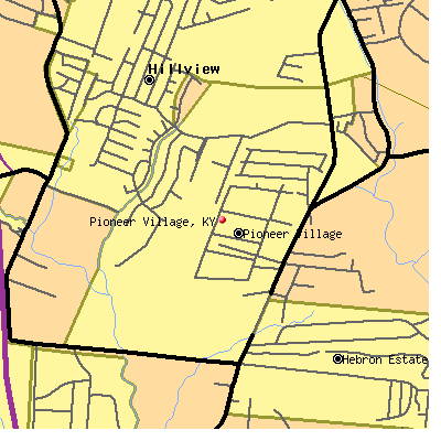 Pioneer Village map
