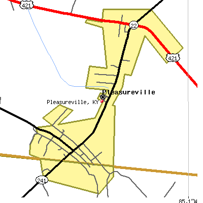 Pleasureville map