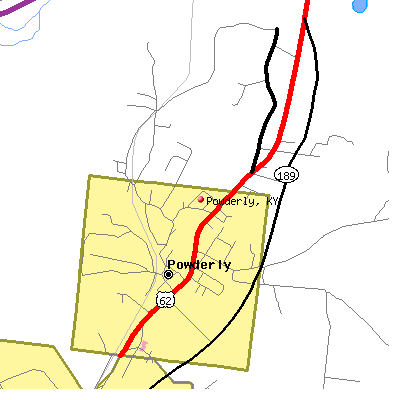 Powderly map
