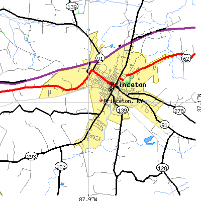Princeton map