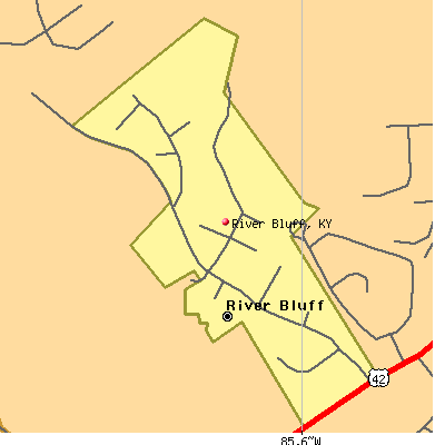 River Bluff map