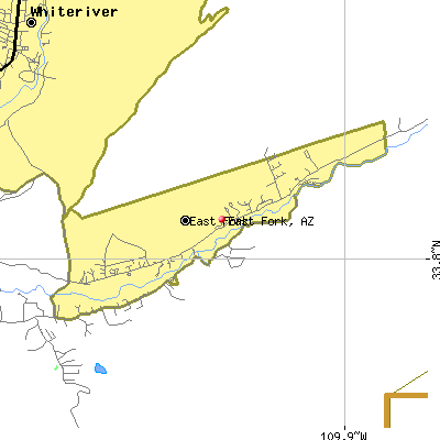 East Fork map